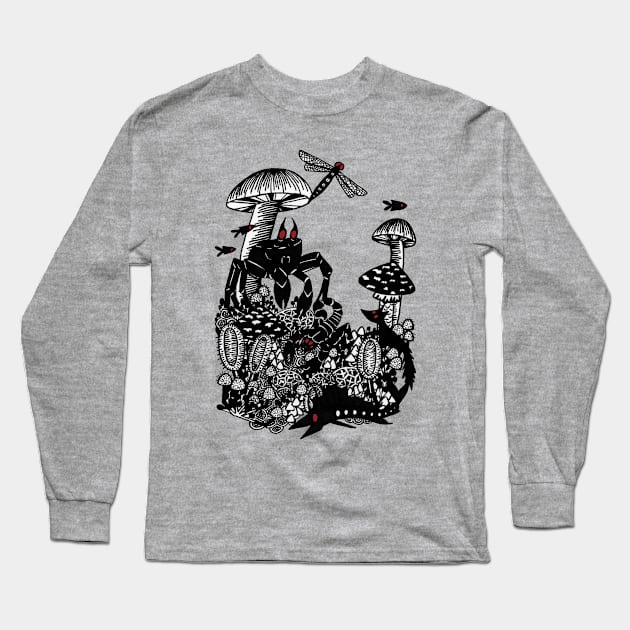 Forbidden Forest 2 Long Sleeve T-Shirt by paintedpansy